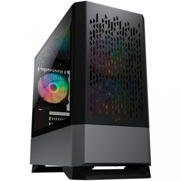 Cougar Gaming MG140 Air RGB-Black 385JM80.0001 Case MG140 Air RGB Black / Mini tower / 3 ARGB fans /TG transparant side window