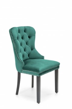 Halmar MIYA chair black/dark green