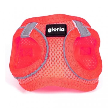 Dog Harness Gloria Air Mesh Trek Star Adjustable Pink L (33,4-35 cm)