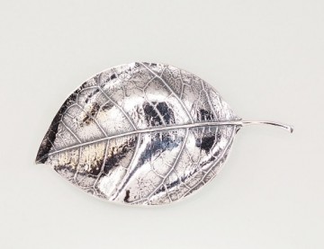Серебряная брошь #2920184(POx-Bk), Серебро	925°, оксид (покрытие), 13.4 гр.