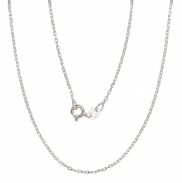 Серебряная цепочка Якорное 1 мм , алмазная обработка граней #2400084, Серебро	925°, длина: 47 см, 2 гр.