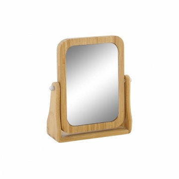 Увеличительное Зеркало DKD Home Decor Натуральный Бамбук (21,7 x 5,5 x 21,5 cm)