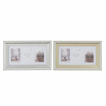Foto rāmis DKD Home Decor Sudrabains Bronza Tradicionāls (47 x 2 x 29 cm) (2 gb.)