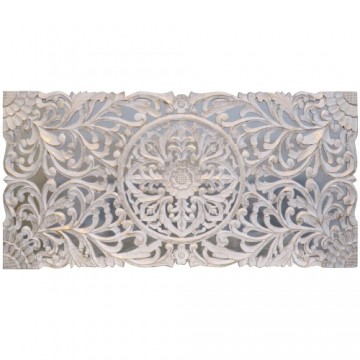 Gultas galvgalvis DKD Home Decor MDF Balts (180 x 4 x 90 cm)