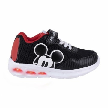 Sporta apavi ar LED Mickey Mouse Melns