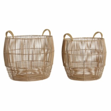 Grozs DKD Home Decor Metāls Rotangpalma (40 x 40 x 38 cm)