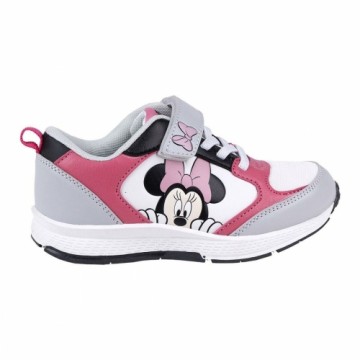 Sporta Apavi Bērniem Minnie Mouse Pelēks Rozā