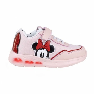 Sporta apavi ar LED Minnie Mouse Rozā