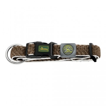 Dog collar Hunter Plus Thread Brown Size L (40-60 cm)