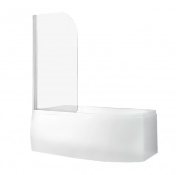 Roth SCREEN PRO PROJECT LINE White/Transparent 4000688 Шторка для ванны