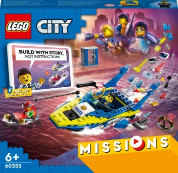 60355 LEGO® City Missions Ūdens policijas detektīvu misijas