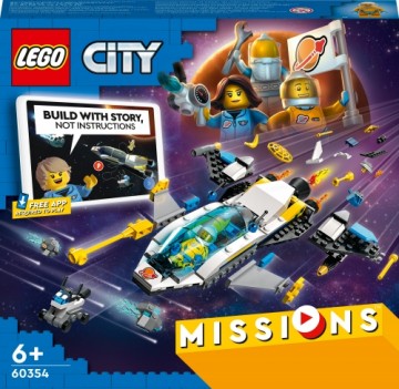 60354 LEGO® City Missions Marsa izpētes misijas ar kosmosa kuģi