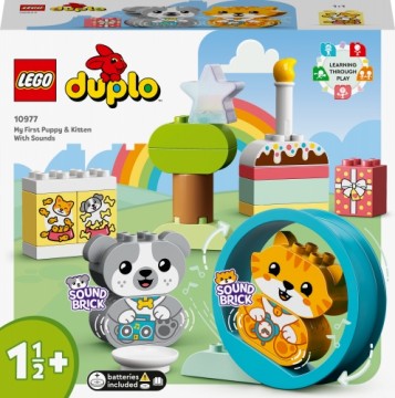 10977 LEGO® DUPLO® Creative Play My First Puppy & Kitten With Sounds