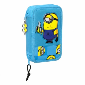 Двойной пенал Minions Minionstatic Синий (28 pcs)