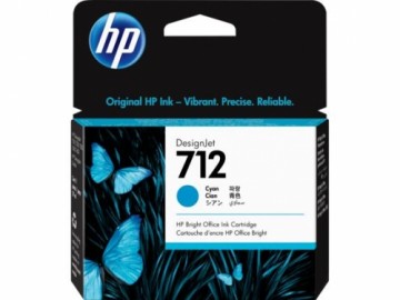 INK CARTRIDGE CYAN NO.712/29ML 3ED67A HP