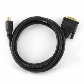 Gembird 1.8m, HDMI/DVI, M/M DVI-D Black