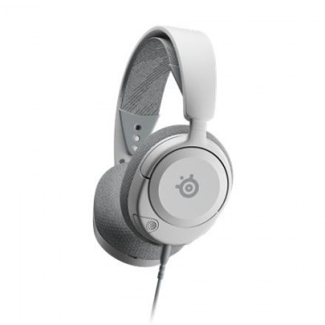 SteelSeries Gaming Headset Arctis Nova 1P Over-Ear, Built-in microphone, White, Noice canceling