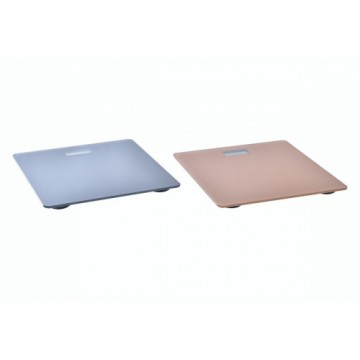 Цифровые весы для ванной DKD Home Decor Серый Оранжевый Каленое стекло (28 x 28 x 2 cm) (2 штук)