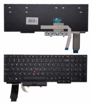 Клавиатура LENOVO Thinkpad E15 Gen 2, с трекпоинтом, US