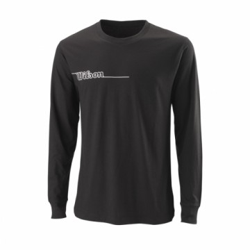 Wilson M TEAM II LS TECH TEE Black