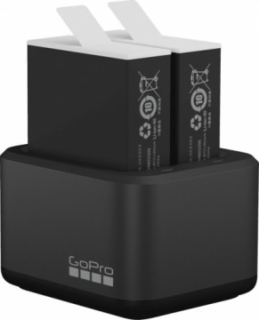 GoPro Dual зарядное устройство + 2 аккумулятора Enduro Hero9/10 Black (ADDBD-211-EU)