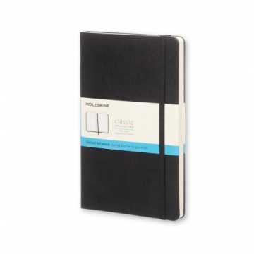 Записная книжка Moleskine Classic 13х21см, в точку, мягкая обложка, черная