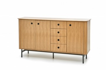 Halmar SMART KM-1 chest color: natural oak/black