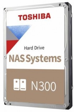 HDD|TOSHIBA|N300|8TB|SATA|256 MB|7200 rpm|3,5"|HDWG480UZSVA