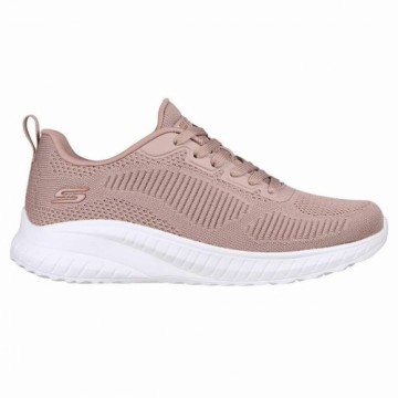 Running Shoes for Adults Skechers Bobs Sport Squad Pink Lady