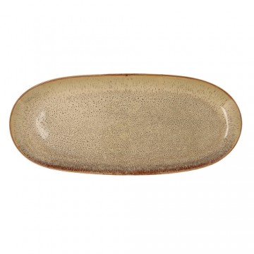 Plate Bidasoa Ikonic Ceramic Brown (36 x 16 cm) (Pack 2x)