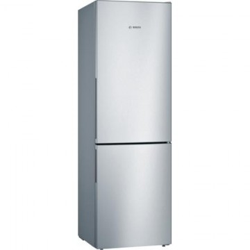 Bosch Refrigerator KGV36VIEAS Energy efficiency class E, Free standing, Combi, Height 186 cm, No Frost system, Fridge net capacity 214 L, Freezer net capacity 94 L, 39 dB, Stainless Steel