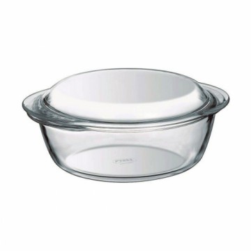 Casserole with lid Pyrex Essentials Transparent Glass