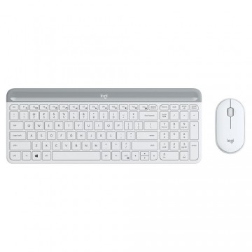 Pele un Klaviatūra Logitech  MK470 Balts QWERTY