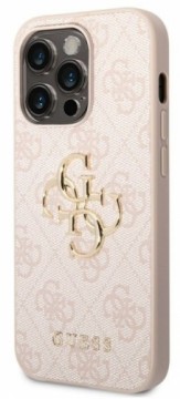 Guess  
       Apple  
       iPhone 14 Pro Metal Logo Case 
     Pink