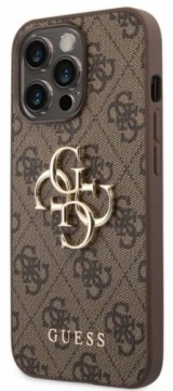 Guess  
       Apple  
       iPhone 14 Pro Metal Logo Case 
     Brown