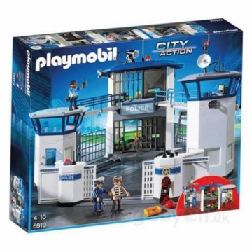 Playset City Action Police Station With Prison Playmobil 6919