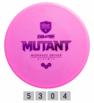 Discgolf DISCMANIA Midrange Driver NEO MUTANT Evolution Pink 5/3/0/4