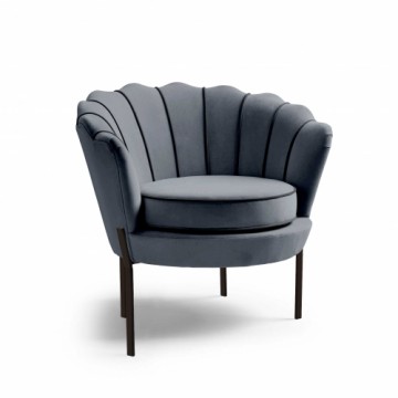 Halmar ANGELO leisure armchair grey / black