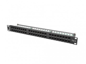 Lanberg Patch Panel 48 Port 1U Cat.6 black