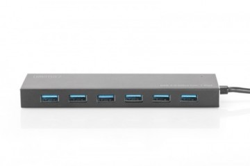 Digitus Hub 7-port USB 3.0 SuperSpeed., power supply, aluminum