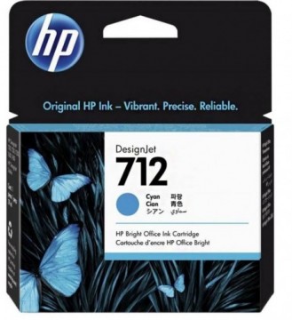 Hp Inc. Ink 712 29ml Cyan 3ED67A