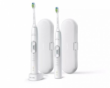 Sonicare PHILIPS ProtectiveClean 6100 Sonic elektriskā zobu birste (balts ar sudrabu) - HX6877/34