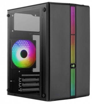 Aerocool Case Evo Mini RGB USB 3.0 Mini Tower Black