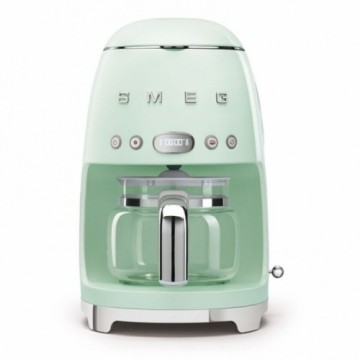 Pilošs Kafijas Automāts Smeg DCF02PGEU 1050 W Retro 10 Чашки Zaļš