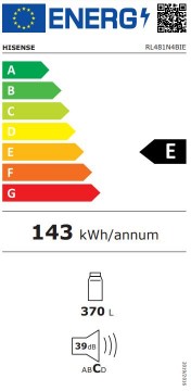 Ledusskapis HISENSE RL481N4BIE