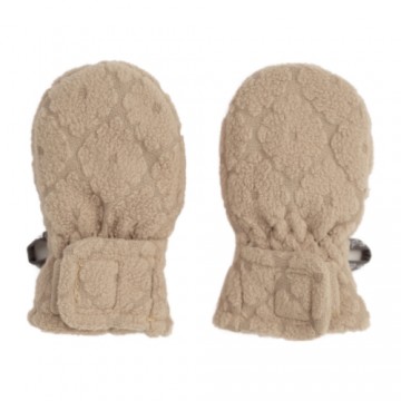 Lodger Mittens Folklore Fleece bērnu cimdiņi, Beige, 12-24m - MTF 630_12-24