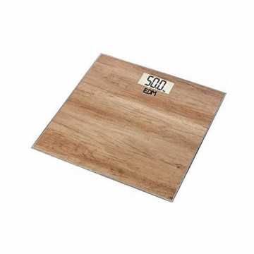 Цифровые весы для ванной EDM Стеклянный Деревянный 180 kg (26 x 26 x 2 cm)