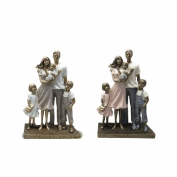 Декоративная фигура DKD Home Decor Смола Разноцветный современный Семья (24 x 11,5 x 34 cm) (2 штук)