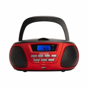 Radio CD Bluetooth MP3 Aiwa BBTU300RD    5W Sarkans Melns