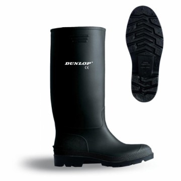 Wellington boots Dunlop Black Polyester PVC